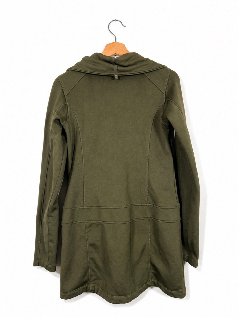 Columbia Omni-Wick Jacket Hooded Long Utility Coat Size M Green Gorpcore Outdoor - Picture 3 of 12